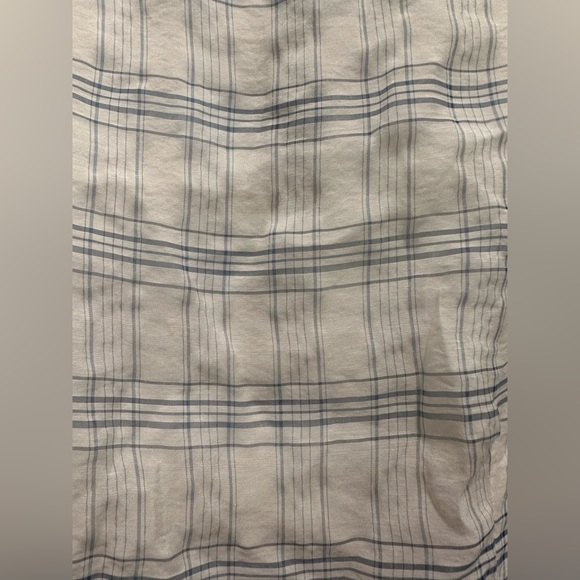 NWT Lulu’s “Plaid About You White Plaid Organza Side-Tie Skater Dress” !!!👗 - Picture 6 of 7